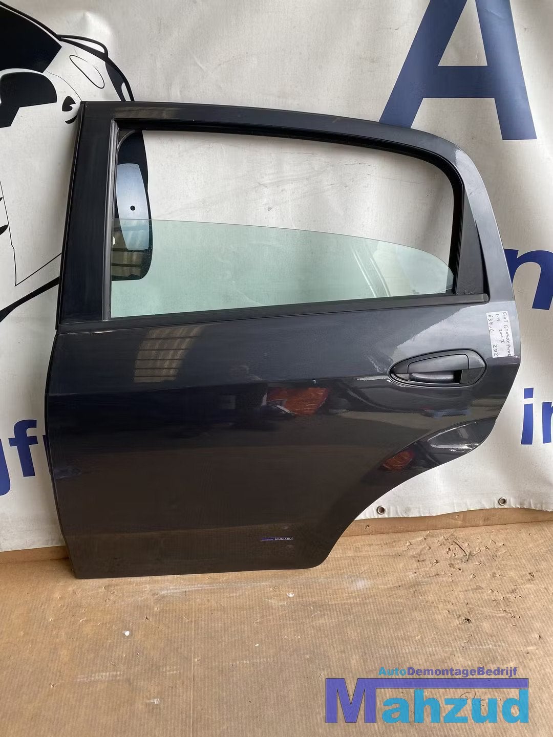 FIAT GRANDE PUNTO 199 grijs 634,C Links achter deur portier, Gebruikt, Deur, Stellantis Europe S.p.A., Info@stellantis.com
