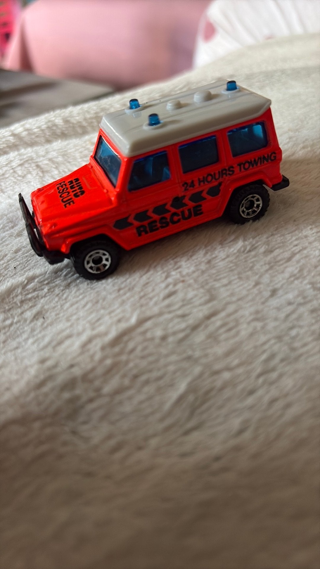 Vintage Matchbox Mercedes-Benz G-Klasse "Auto Rescue, Hobby en Vrije tijd, Modelauto's | Overige schalen, Ophalen of Verzenden