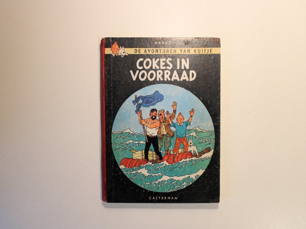 Kuifje - Cokes in Voorraad- 1ère édition 1958, Enlèvement ou Envoi, Une BD, Utilisé, Hergé