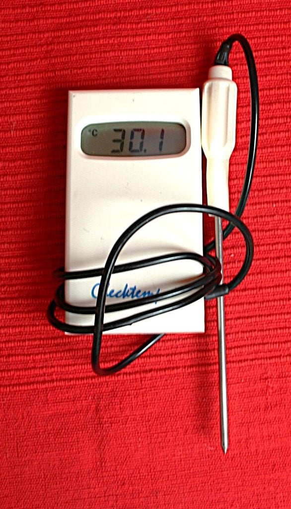Digitale thermometer -30°C tot 150°C, Ophalen of Verzenden, Gebruikt
