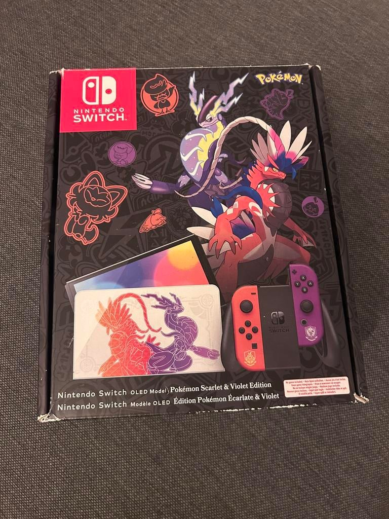 Pokemon Oled Switch, amper gebruikt., Games en Spelcomputers, Spelcomputers | Nintendo Switch, Ophalen, Zo goed als nieuw