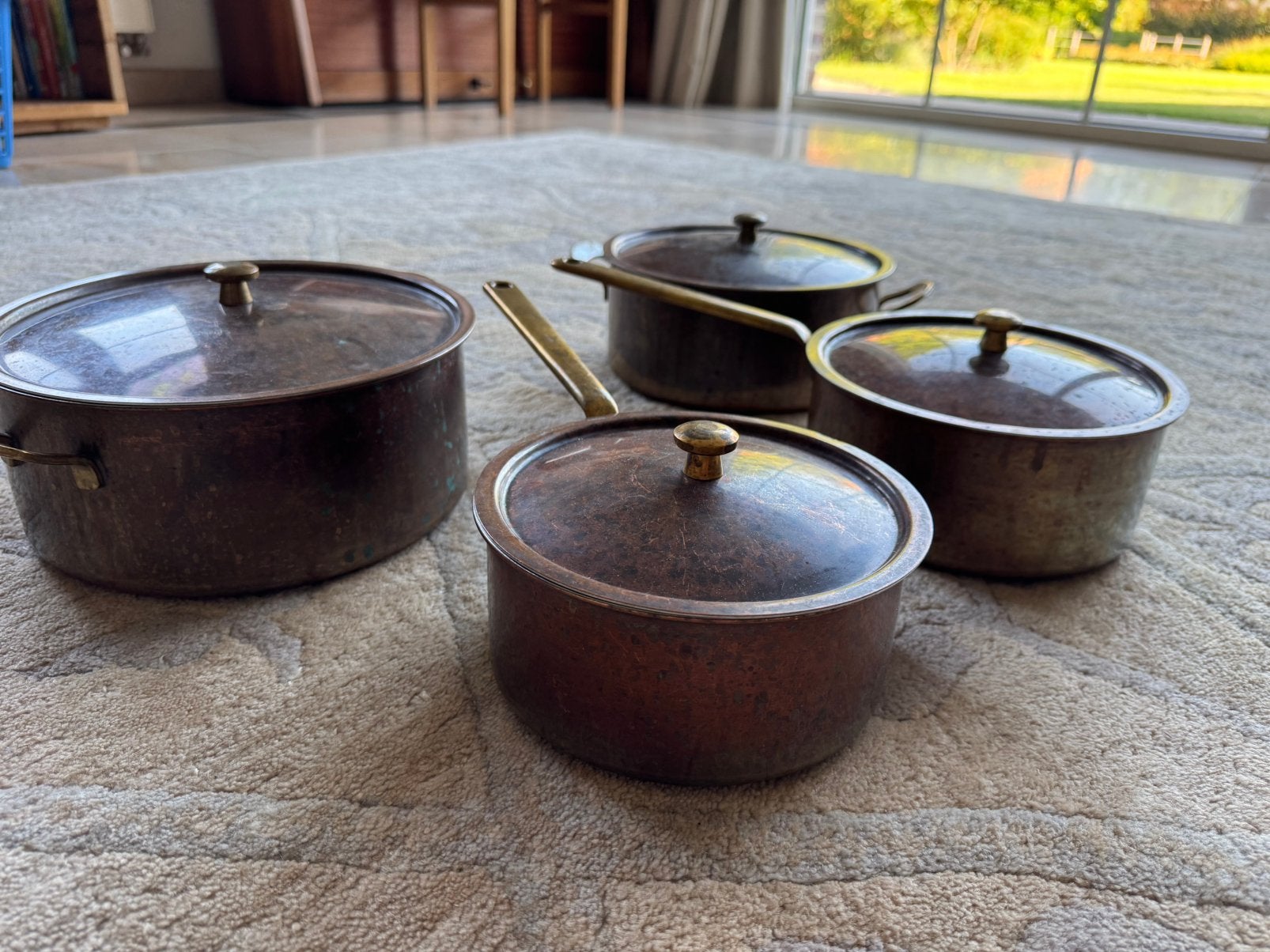Koperen kookpotten, Enlèvement, Utilisé, Cuivre, Ensemble de casseroles