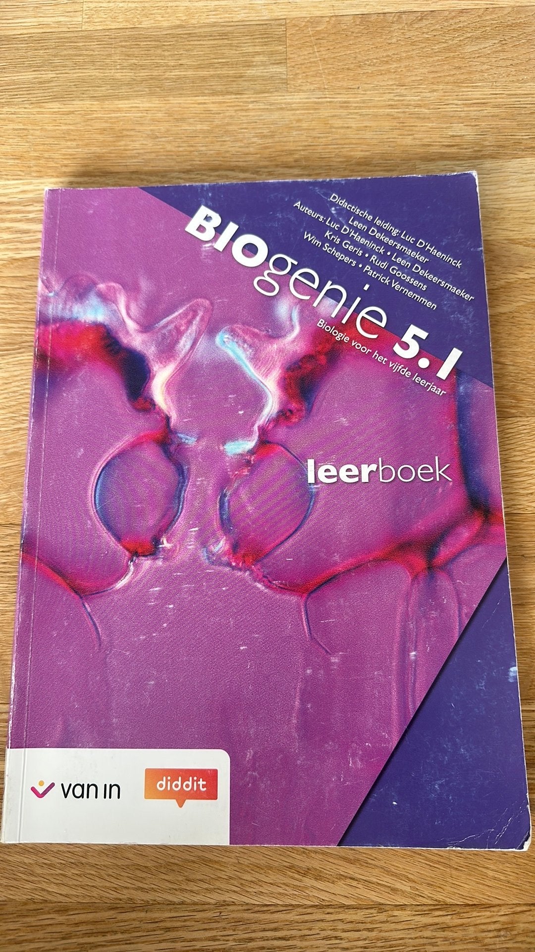 Biogenie 5.1 leerboek vanin, Ophalen, Zo goed als nieuw