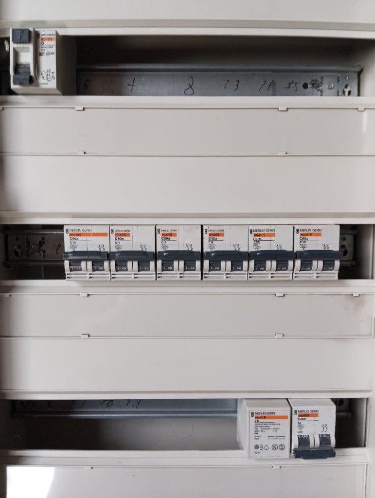 zekeringkast ABB Fix o rail 54 mod 3 rijen, Enlèvement, Utilisé, ABB, Autres types