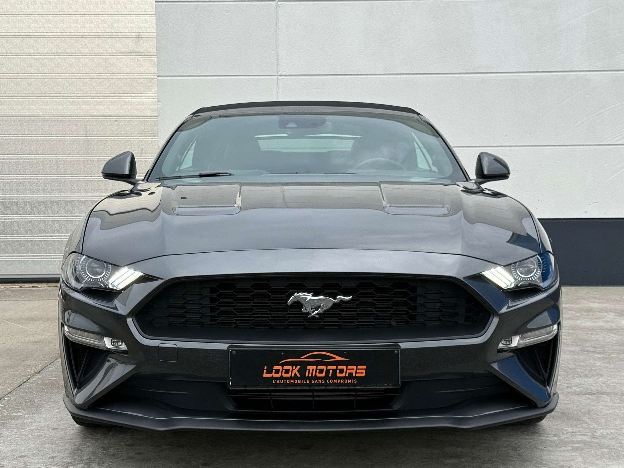 Ford Mustang Convertible 2.3 EcoBoost Automatique 290cv Dist, Cuir, Argent ou Gris, Achat, Euro 6