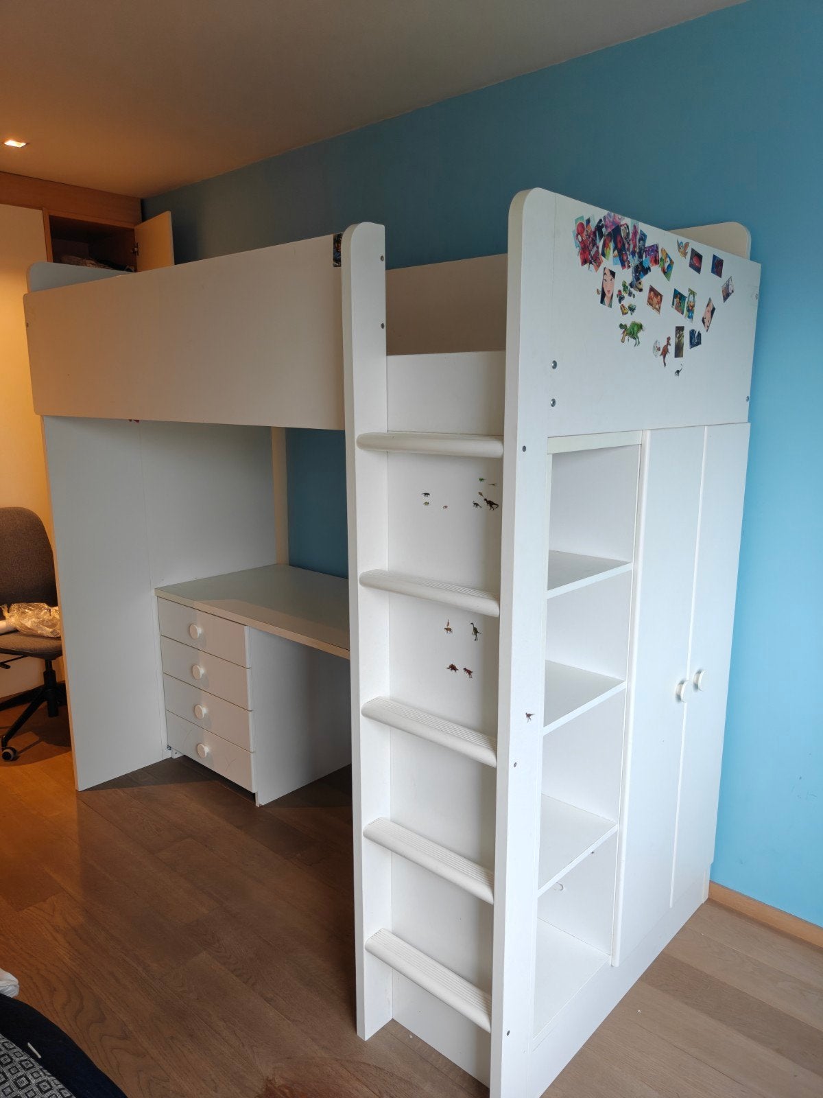 hoogslaper met bureau GRATIS, Ophalen, Hoogslaper