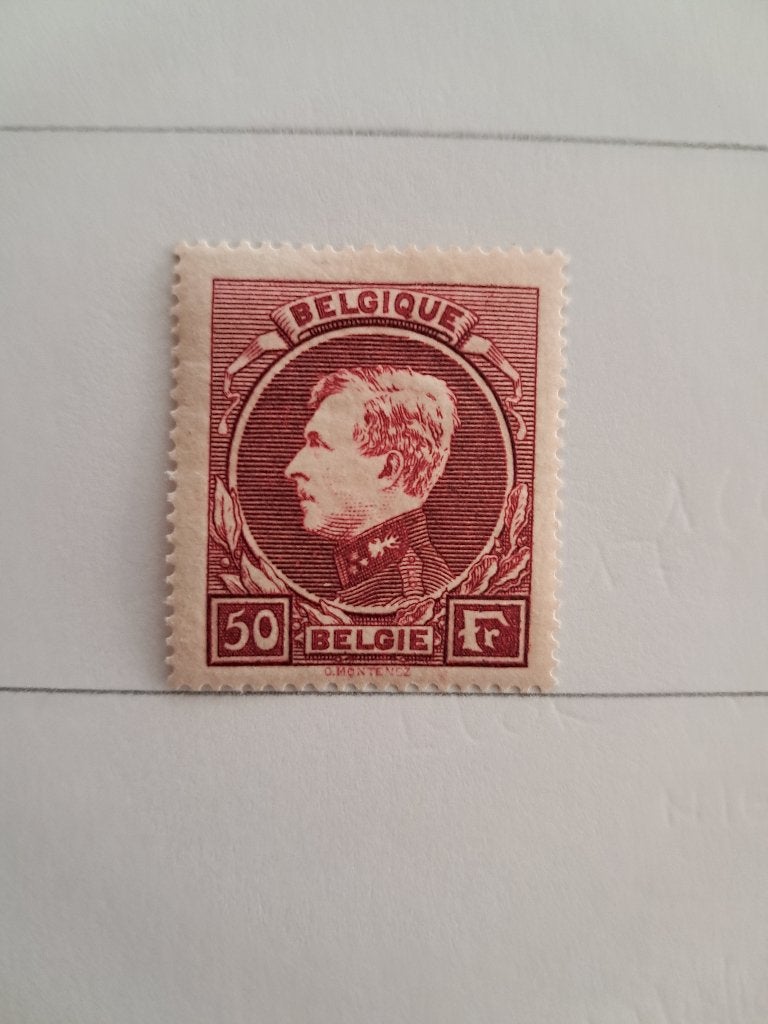 België 291 ** Koning Albert I (Montenez groot formaat), Koninklijk huis, Frankeerzegel, Ophalen of Verzenden, Zonder stempel