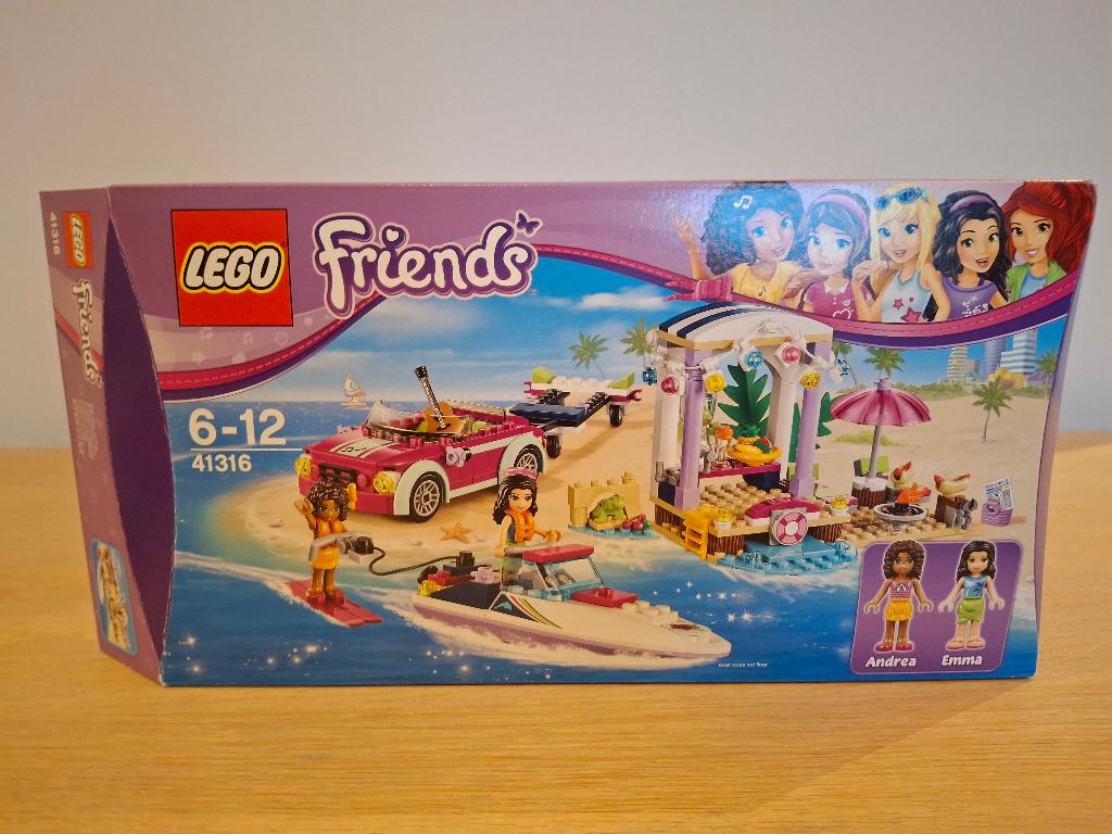 Lego Friends 41316 Andrea's speedboottransport, Compleet, Lego, Friends, Ophalen of Verzenden