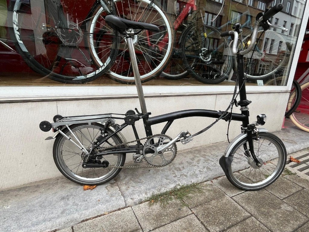 Brompton - 2*3 versnell. - zo goed als nieuw met garantie, Ophalen, Brompton, 14 tot 16 inch, Versnellingen