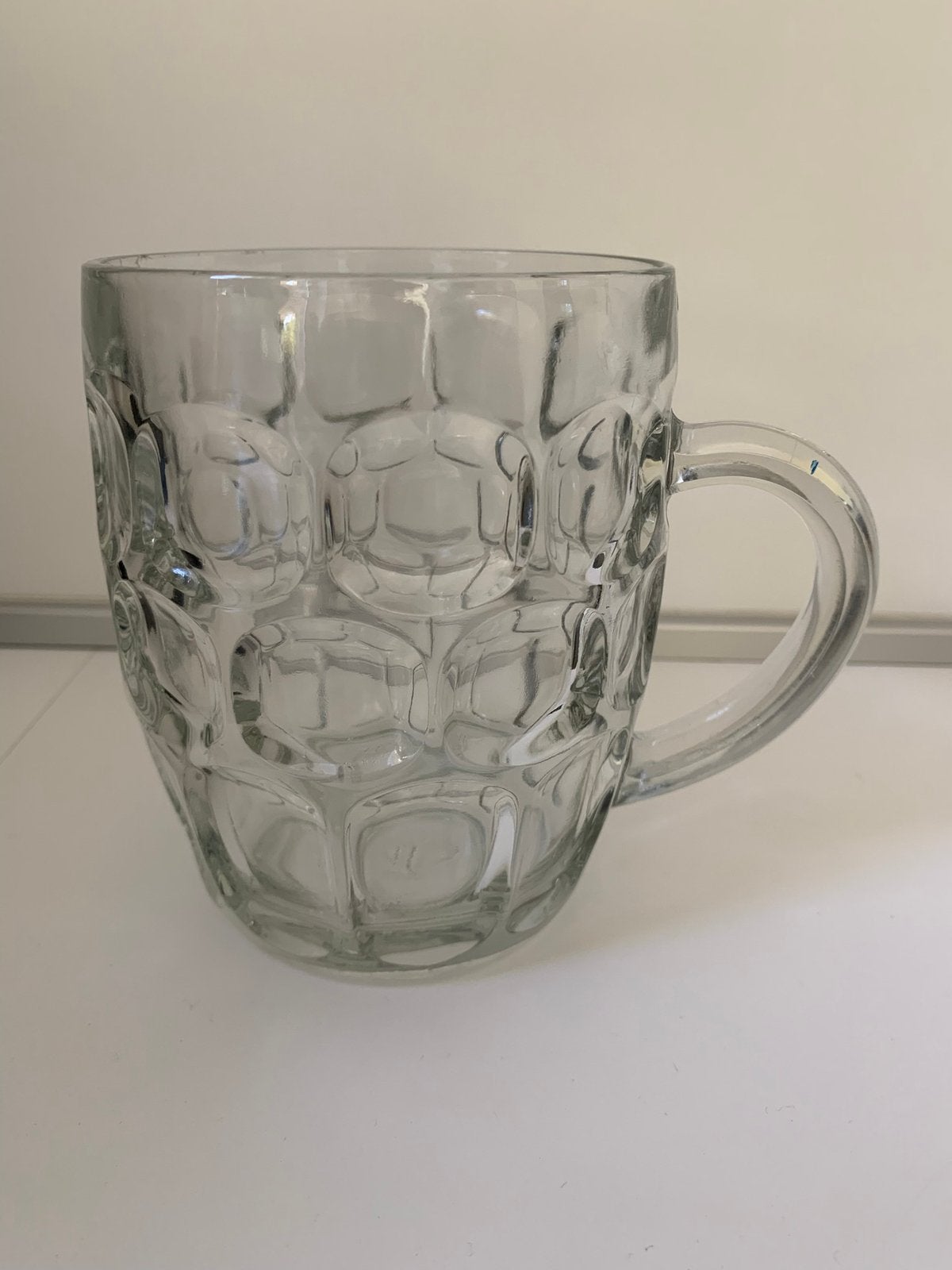 Chope à bière Vintage Ravenhead Dimple, Enlèvement ou Envoi, Comme neuf, Verre ou Verres, Autres marques