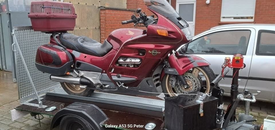 MOTO AANHANGER GESCHIKT VOOR ZWARE MOTO'S, Ophalen, Zo goed als nieuw