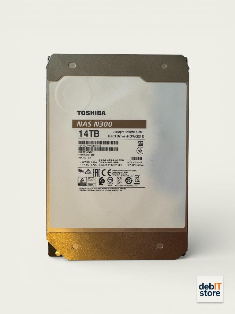 Disque dur NAS Toshiba 14 To, Toshiba, Enlèvement ou Envoi, 14tb, SATA