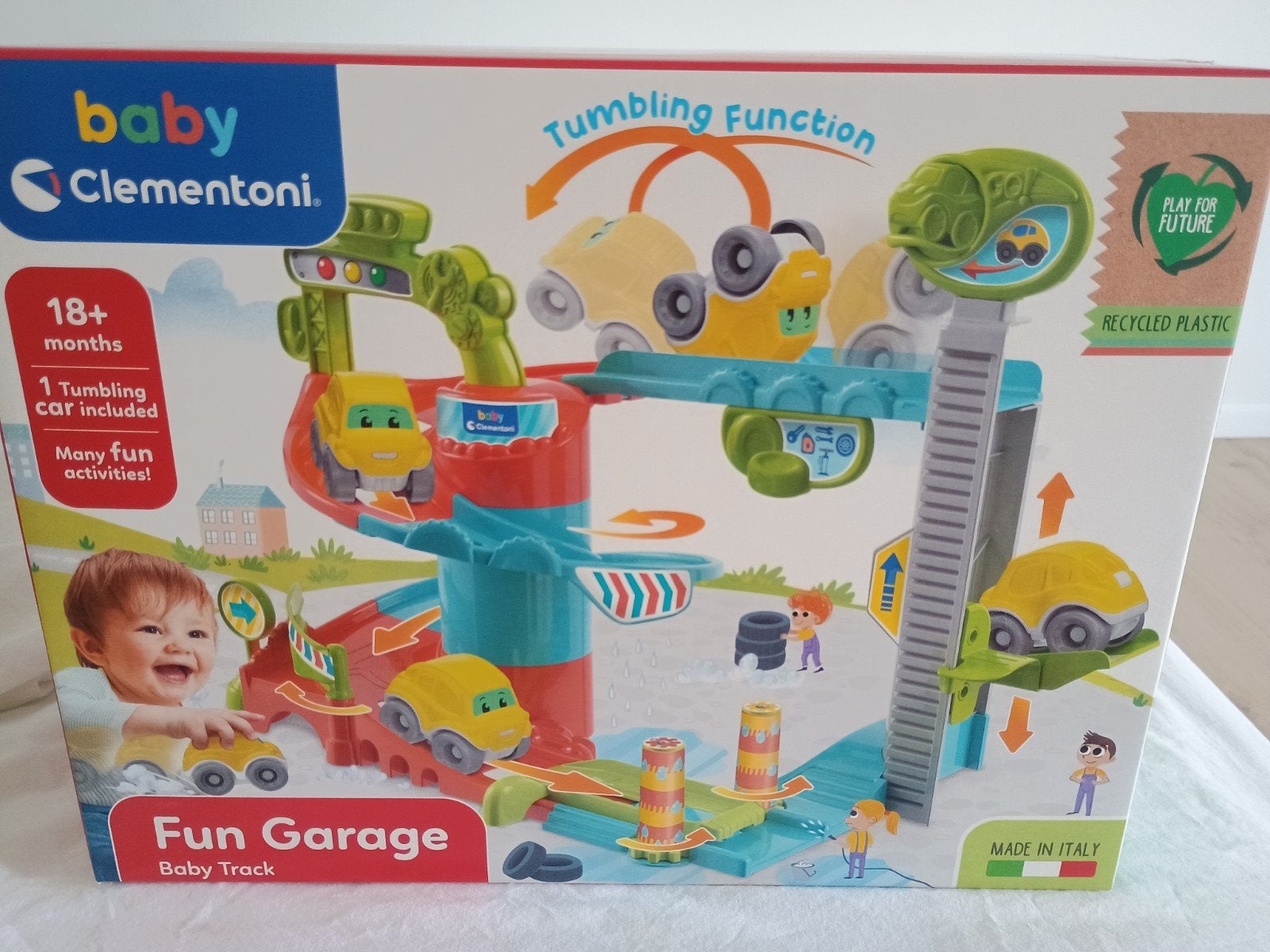 baby clementoni Fun garage, Enfants & Bébés, Jouets | Jouets de bébé, Enlèvement ou Envoi, Utilisé, Voiture