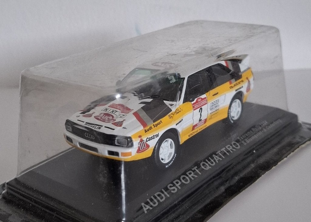 Audi Sport Quattro - 1984 -, Hobby & Loisirs créatifs, Voitures miniatures | 1:43, Enlèvement ou Envoi, Neuf, Voiture, Autres marques