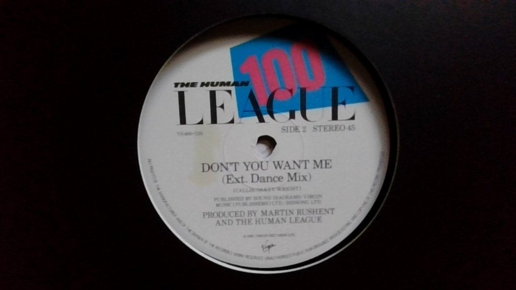 THE HUMAN LEAGUE " DON'T YOU WANT ME ", Ophalen of Verzenden, Zo goed als nieuw, 12 inch, Originele persing
