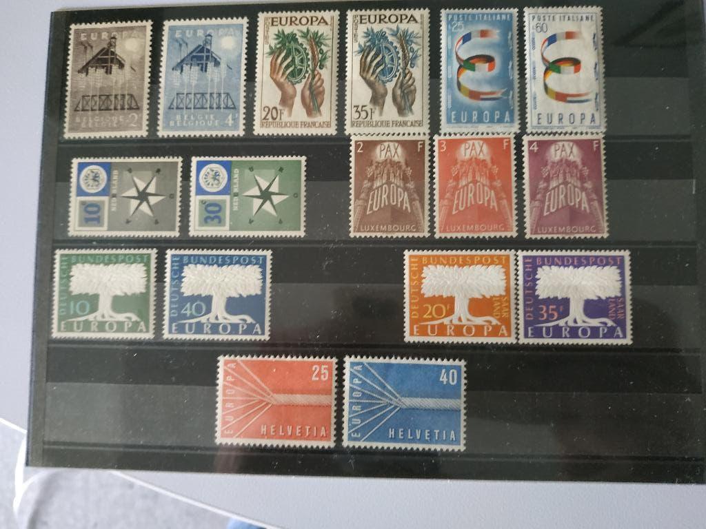 EUROPA CEPT  VOLLEDIG JAAR 1957 MNH/POSTFRIS, Postzegels en Munten, Postzegels | Europa | België, Verzenden, Postfris, Postfris