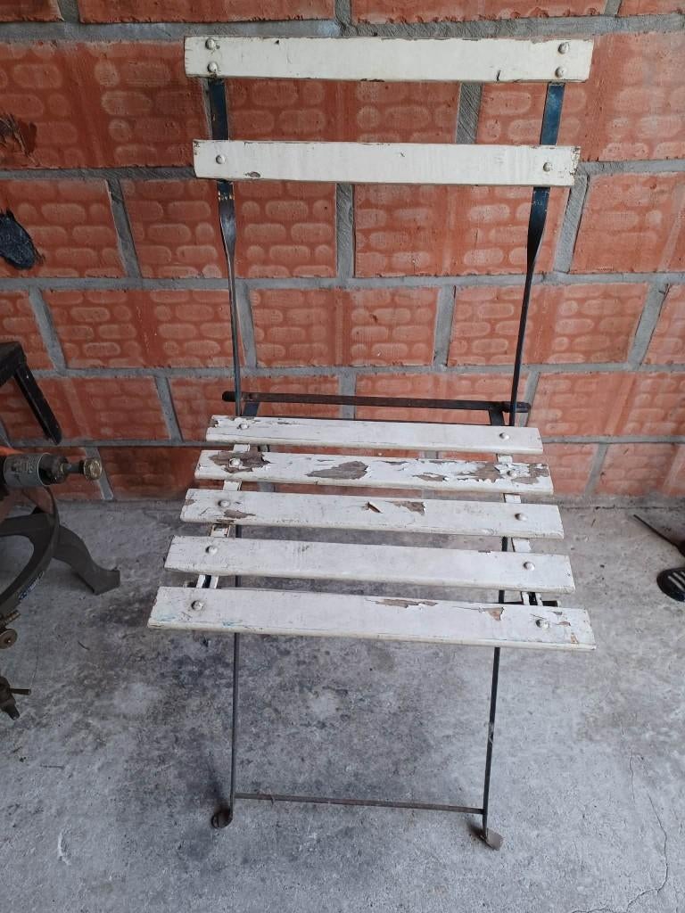 plooistoelen, Ophalen, Gebruikt, Metaal
