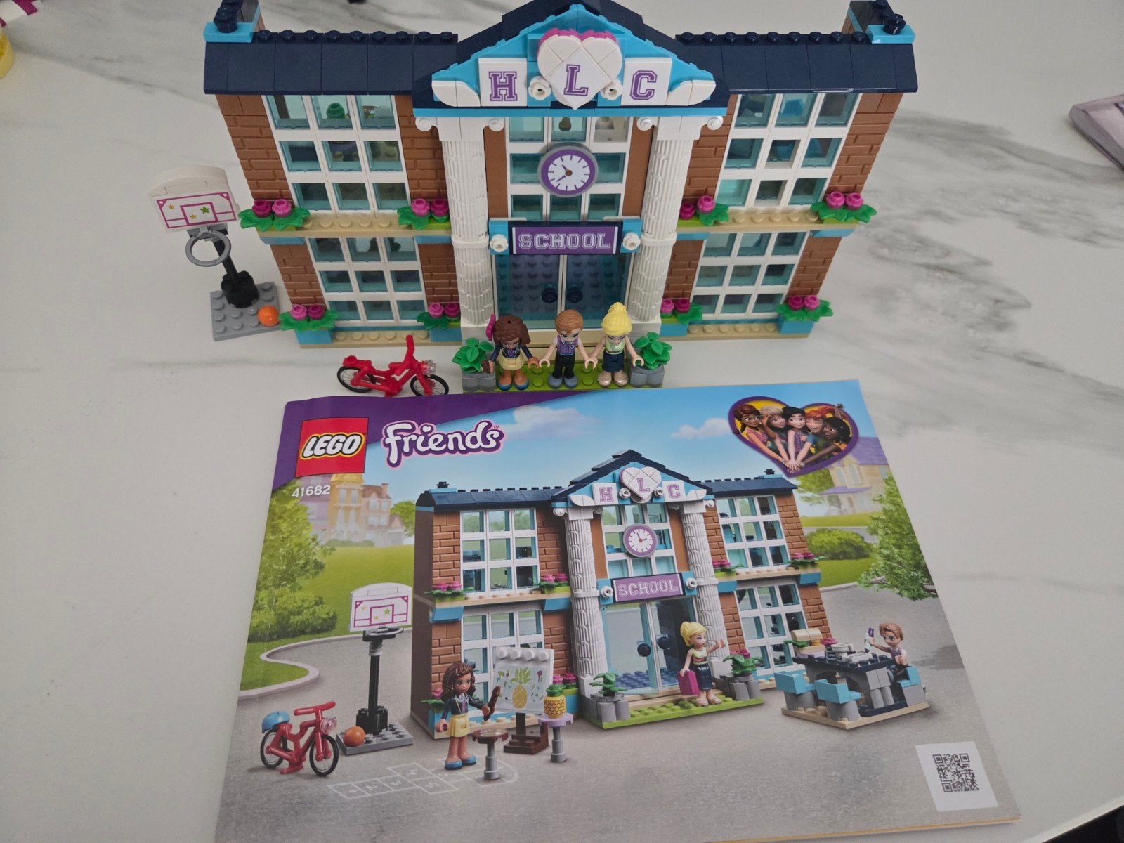 lego friends heartlake city school 41682, Ophalen, Compleet, Lego, City