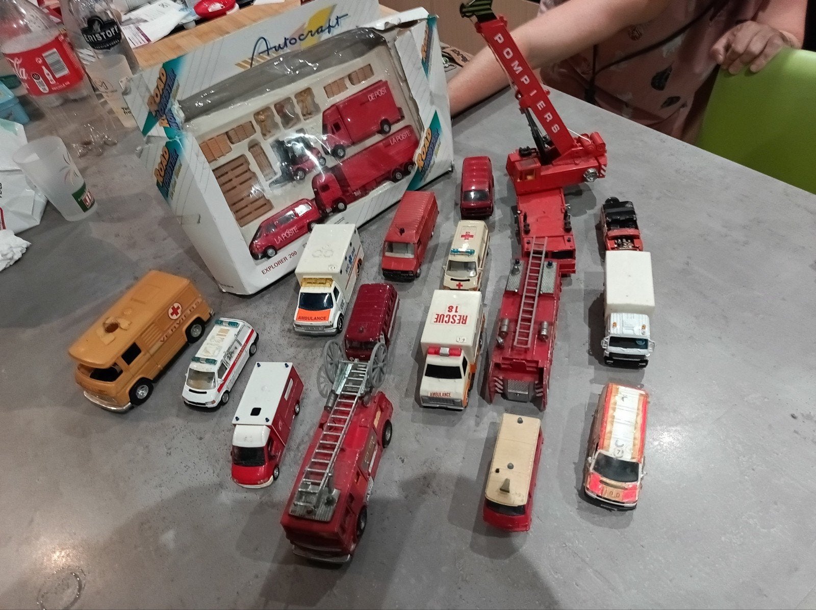 Lot 4 de voitures de collection, Enlèvement