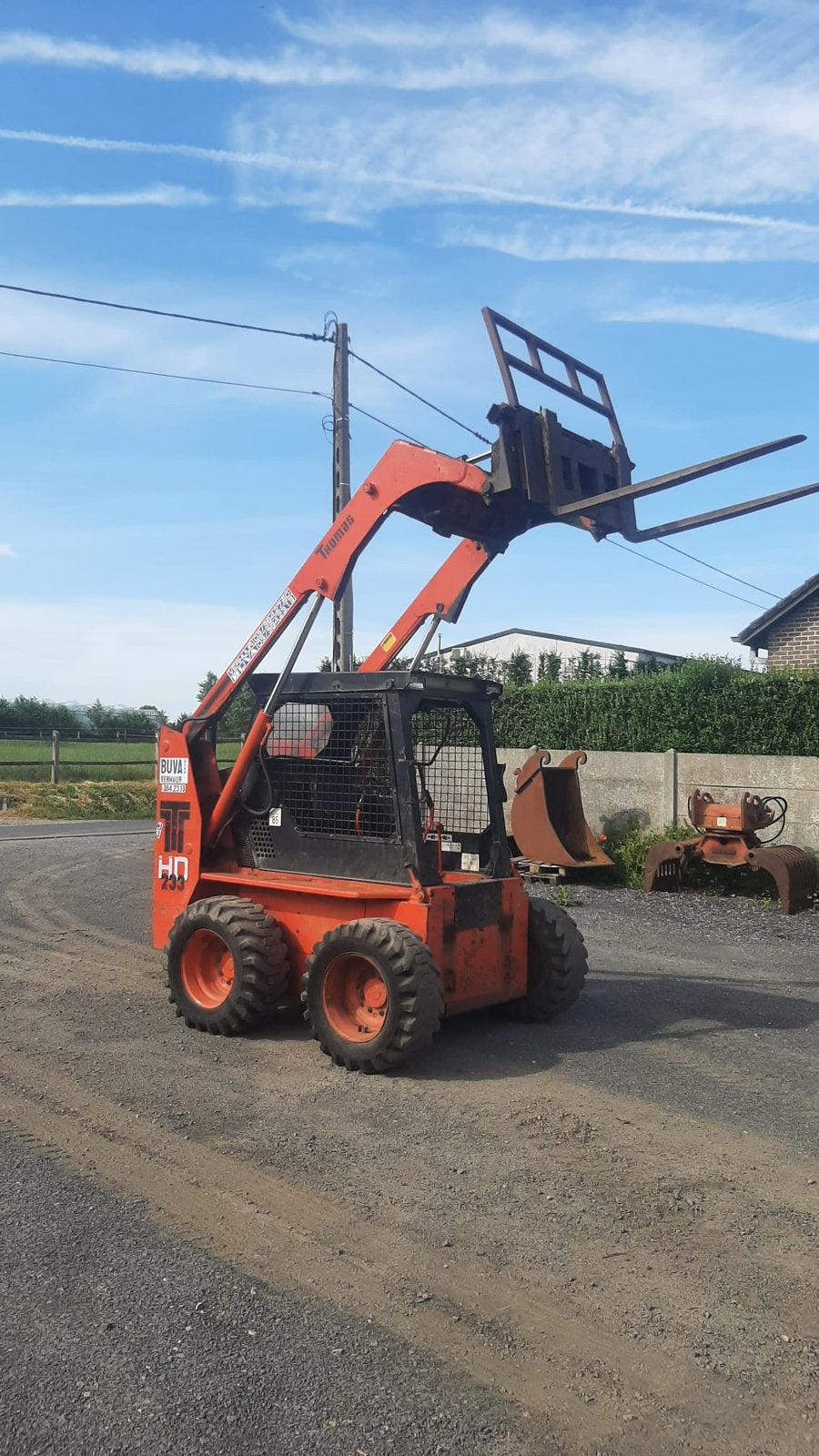 Bobcat 233hd, Zakelijke goederen, Ophalen