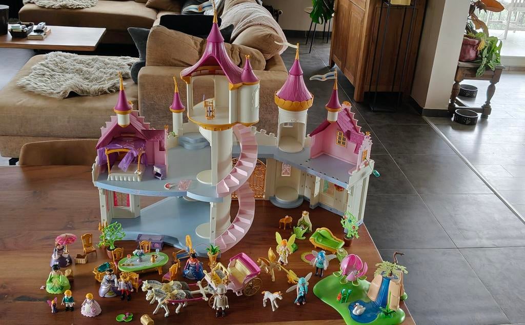 Playmobil groot prinsessen kasteel 2 met veel extra, Kinderen en Baby's, Speelgoed | Playmobil, Ophalen