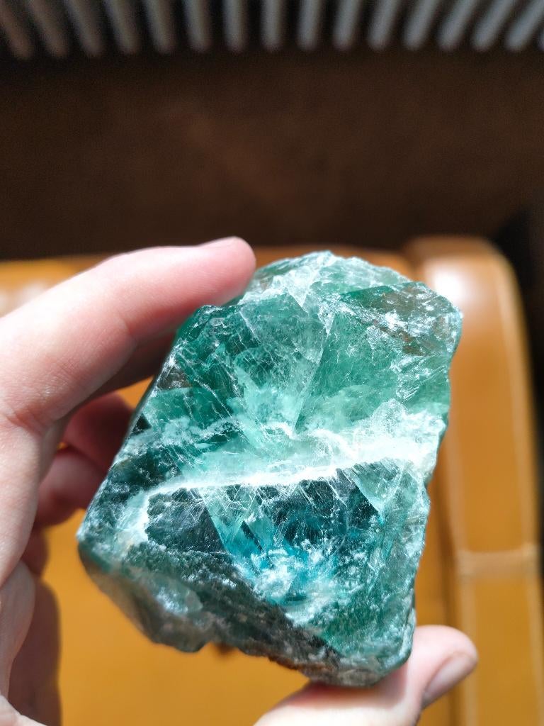 Lot ruwe Blauw/groene fluoriet, Verzamelen, Ophalen of Verzenden, Mineraal