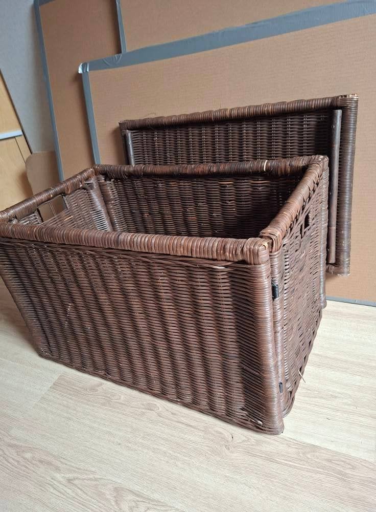 Rotan mand, Huis en Inrichting, Ophalen, Mand, Riet, Rechthoekig