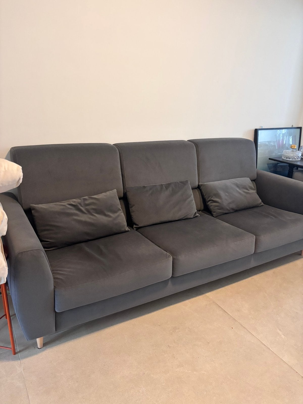 IKEA SLATORP 3-zitsbank zetel, 200 à 250 cm, Banc droit, Comme neuf, Synthétique