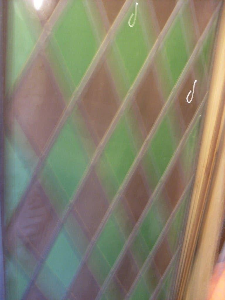 Glasraam, lood in glas., Ophalen