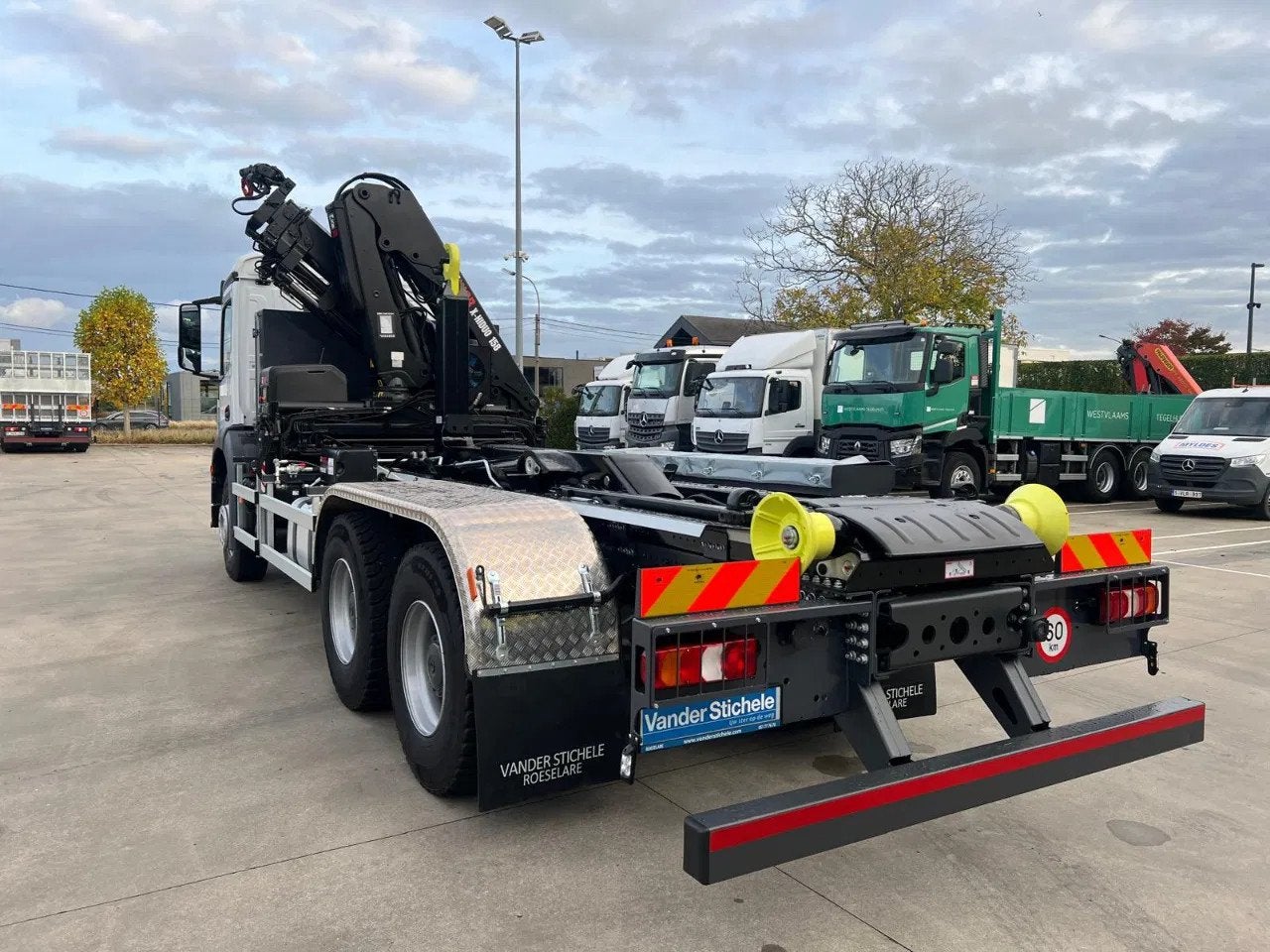 Mercedes-Benz AROCS 2640 - HIAB X-HiDuo 158DS-4 - NIEUW CONT, Auto's, Vrachtwagens, Automaat, Electronic Stability Program (ESP)