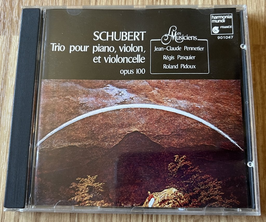 CD Schubert - Trop pour piano, violon et violoncelle-op.100, Enlèvement ou Envoi, Comme neuf, Schubert