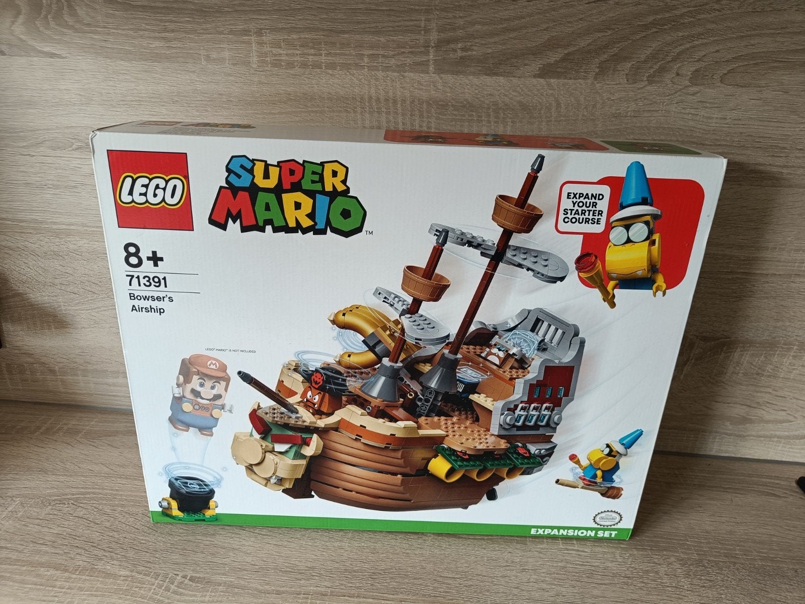 Legoset Super Mario Bowser's ship 71391, Ophalen