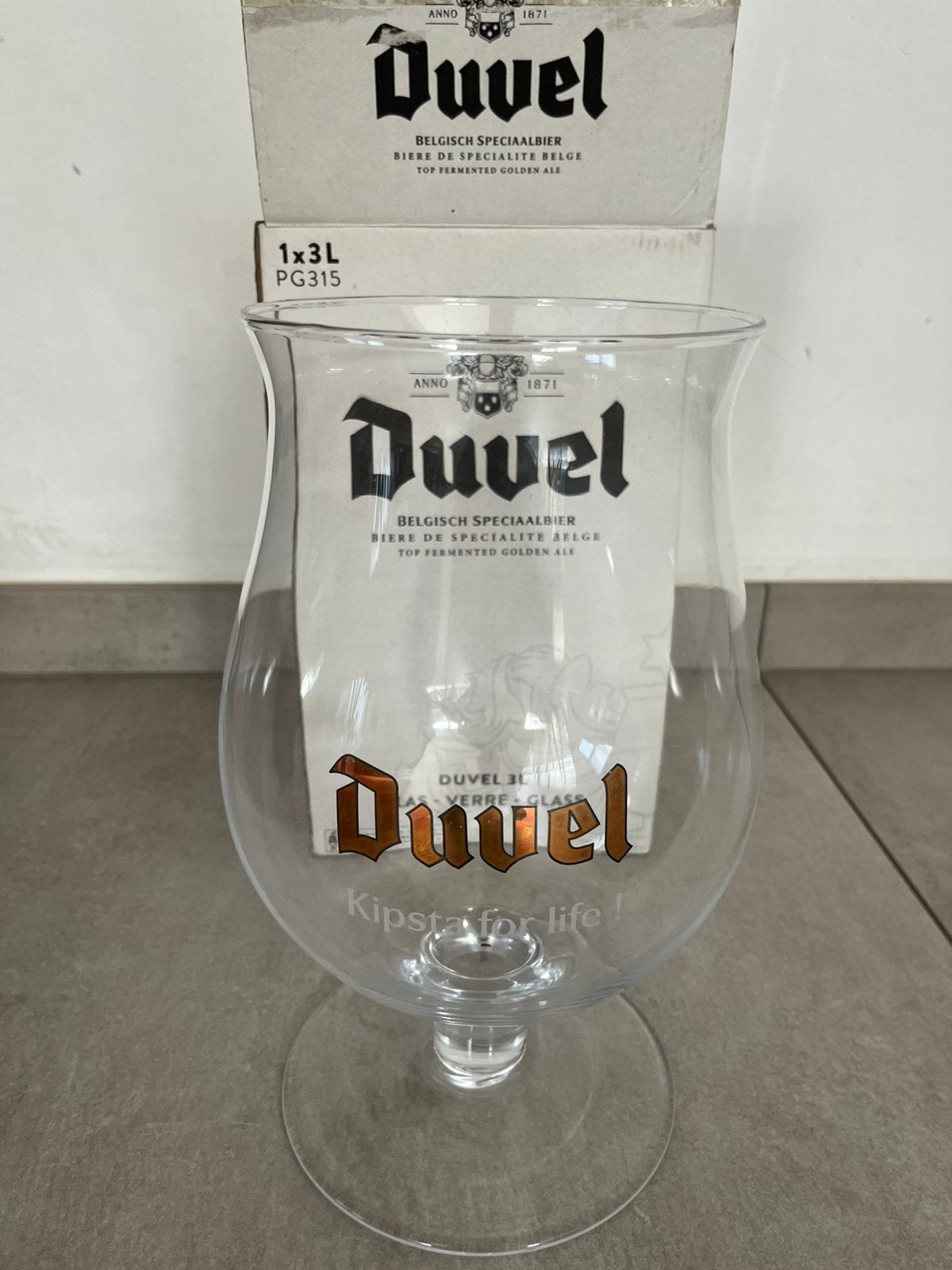 Verre Duvel 3l, Collections, Marques de bière, Enlèvement ou Envoi, Comme neuf, Duvel
