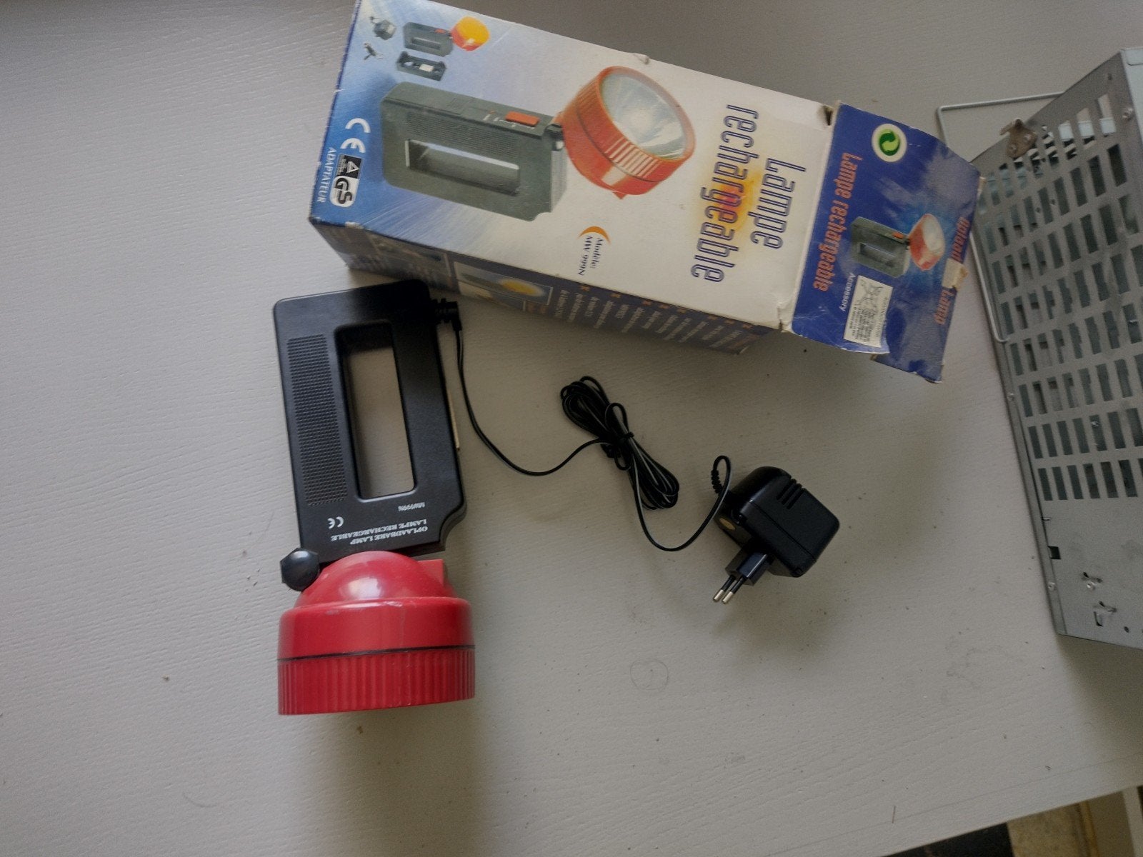Oplaadbaar lamp, Ophalen