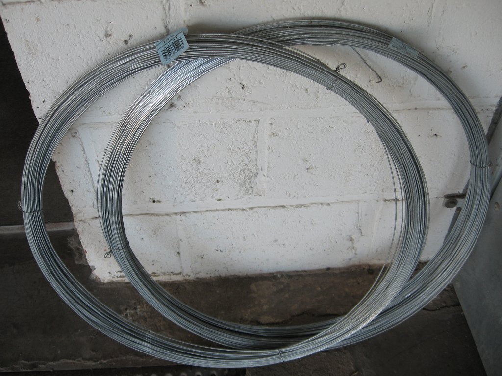 2 Rouleaux de fil galva NEUF 5KG 2 MM, Enlèvement, Neuf, Fer
