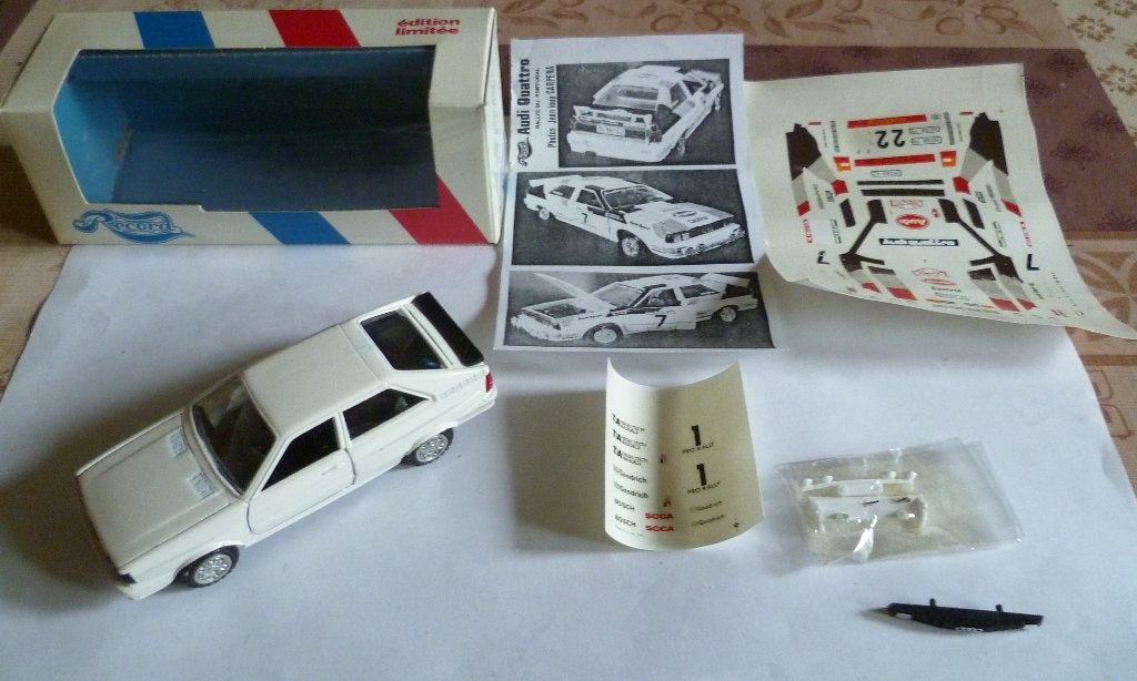 Record Audi Quatro Portugal 1982, Enlèvement ou Envoi, Comme neuf, Voiture