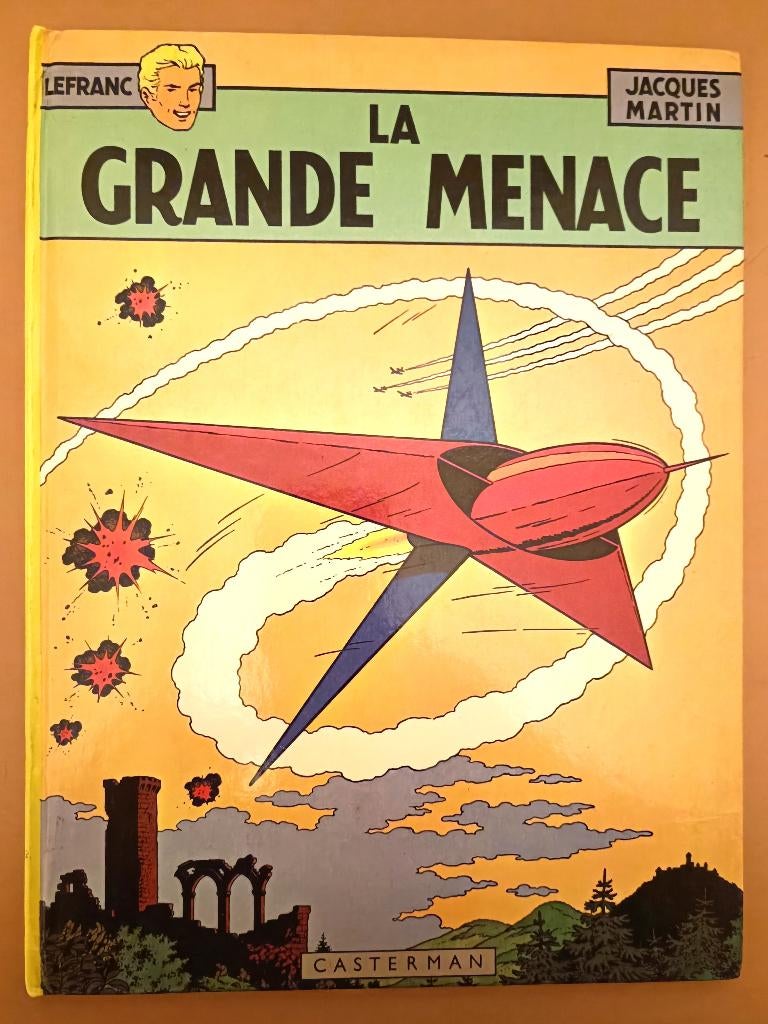 Bd Lefranc 1 La grande menace Réed., Boeken, Gelezen, Eén stripboek, Ophalen of Verzenden, Jacques Martin