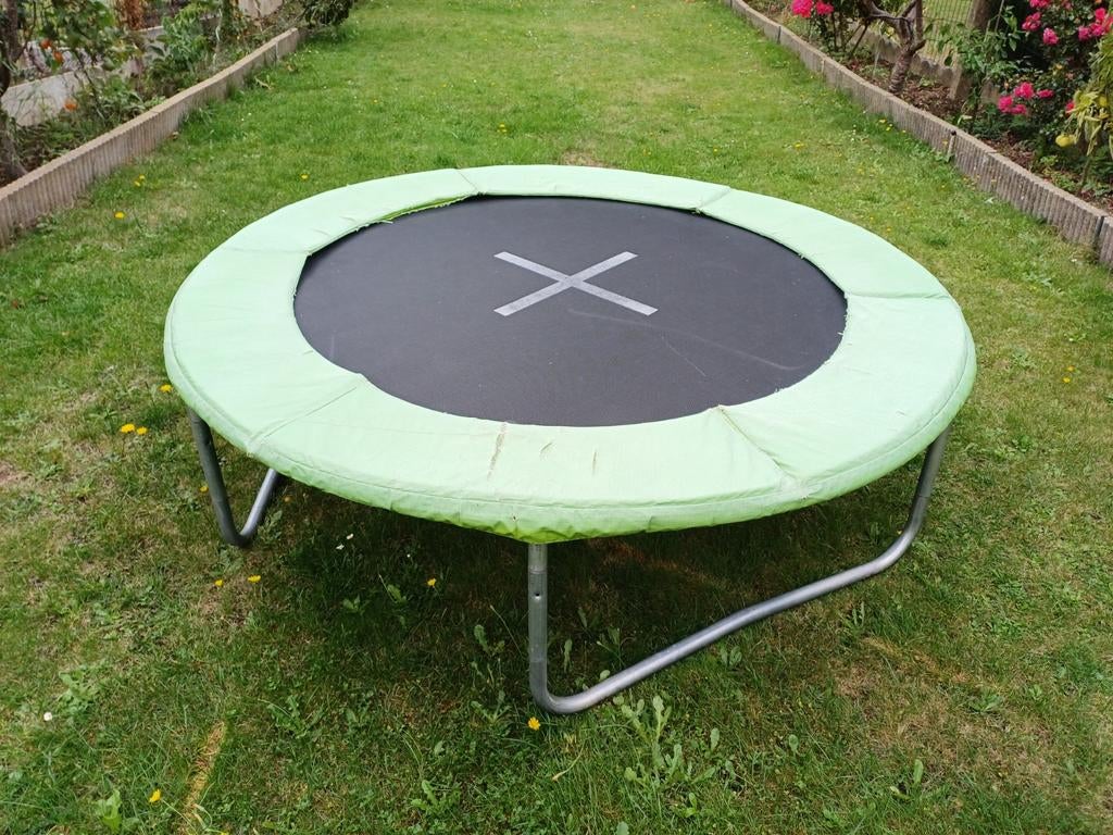 Trampoline 183cm avec filet de sécurité, Enlèvement