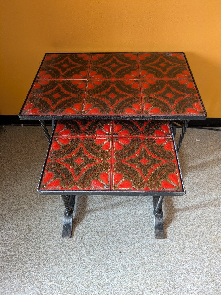 Bijzettafeltjes, Ophalen, Minder dan 55 cm, Gebruikt, Klassiek