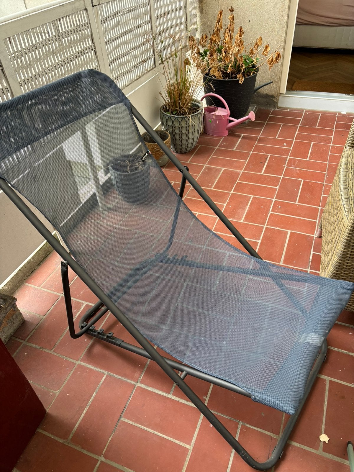Fauteuil transat Lafuma, Tuin en Terras, Ophalen, Zo goed als nieuw