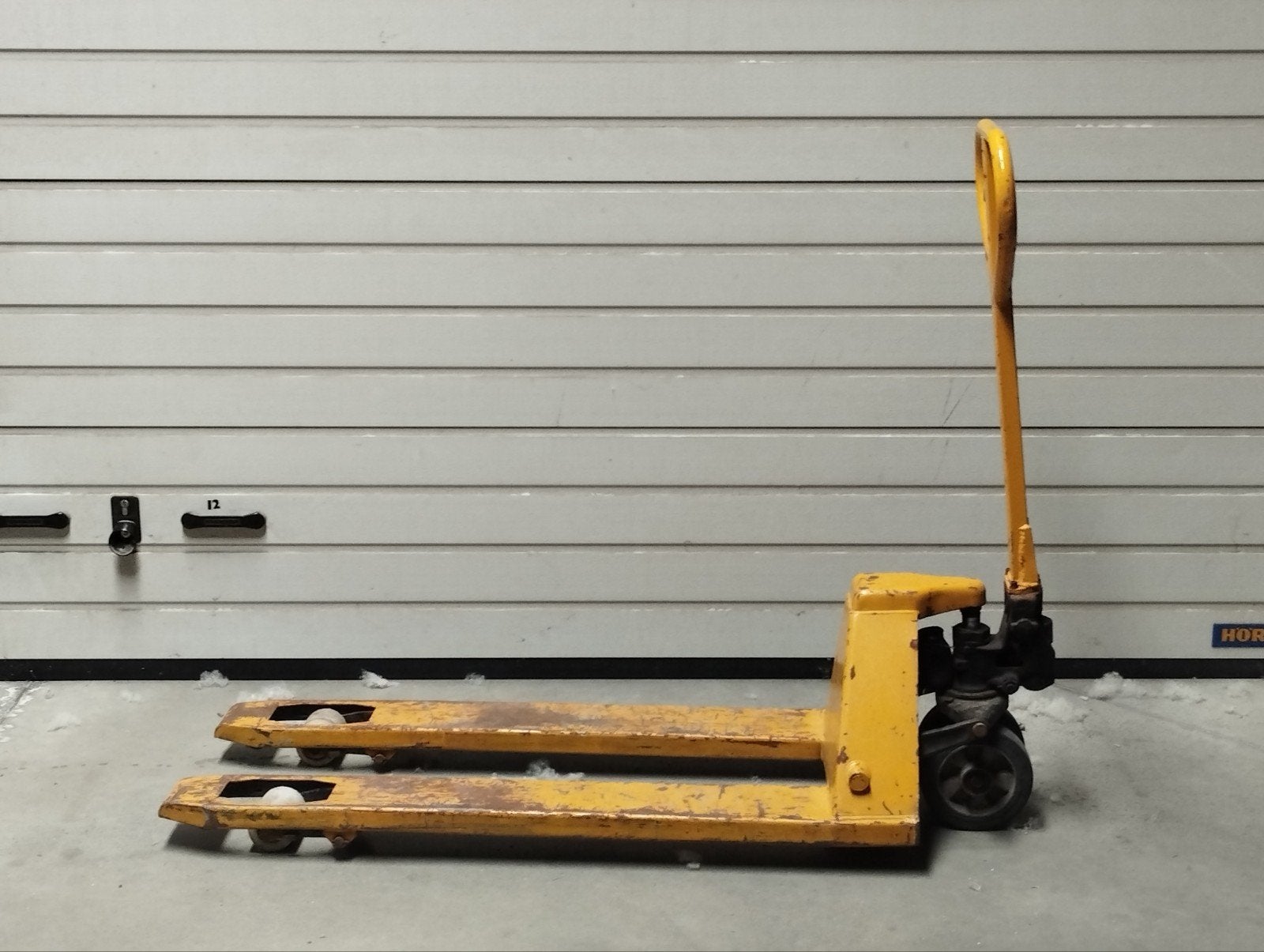 Palletkar - Transpallet - werk aan, Enlèvement