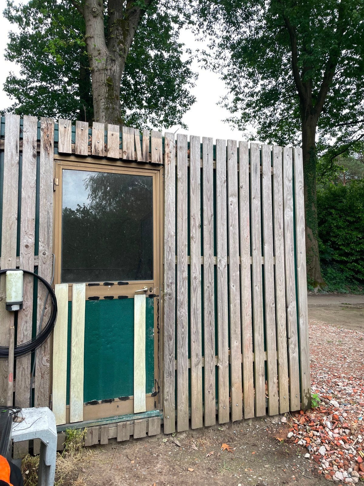 Werfcontainer, Ophalen