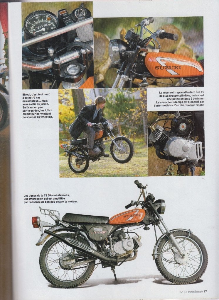 Cyclomoteurs Suzuki TS 50A collection, Verzenden, Gelezen