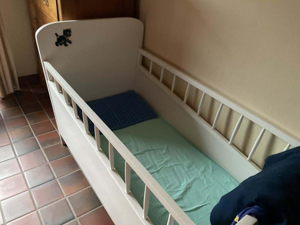 kinderbed, Ophalen, Gebruikt