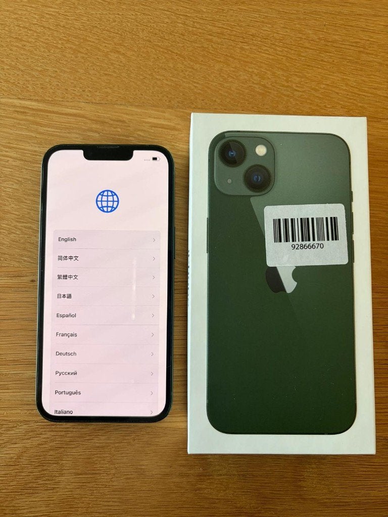 iPhone 13 128GB Groen – Goede staat – Originele doos, Telecommunicatie, Mobiele telefoons | Apple iPhone, 128 GB, IPhone 13, Ophalen of Verzenden
