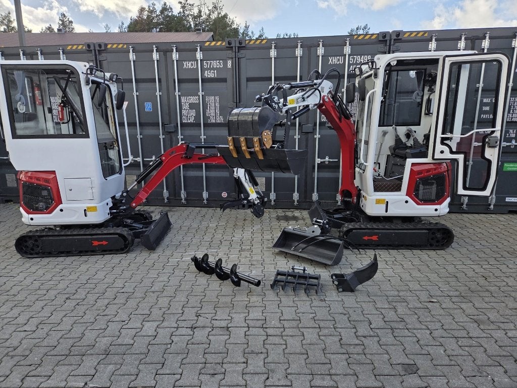 KINGWAY minigraver YAMA S15K – TEUKUCCI-LOOK COMPLETE SET, Ophalen of Verzenden, Graafmachine