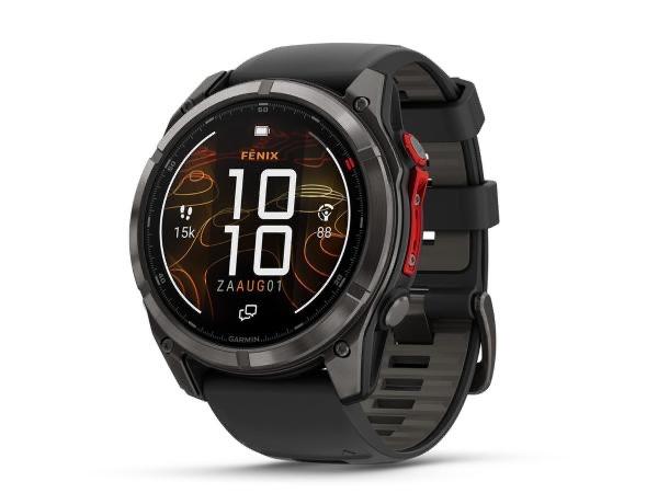 Garmin Fenix 8 Pro MicroLED 51mm NIEUW - KORTING!, Bijoux, Sacs & Beauté, Montres de sport, Neuf, Noir, Distance, Bandage calorique