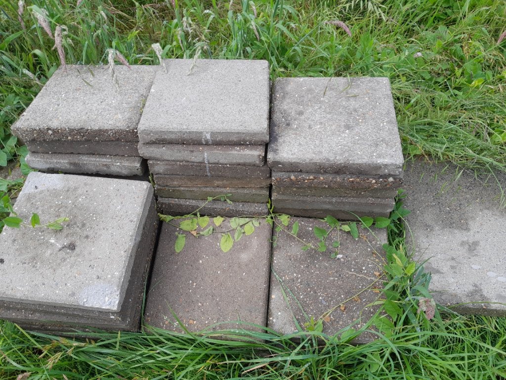 Betondallen, Tuin en Terras, Tegels en Klinkers, Gebruikt, Ophalen