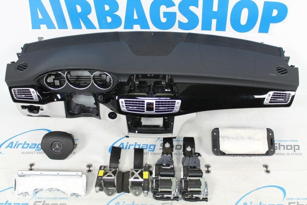 Airbag kit Tableau de bord cuir Mercedes CLS klasse W218, Enlèvement ou Envoi, Utilisé