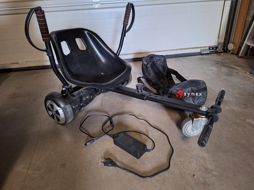 Hover kart (hoverboard + zitplaats), Ophalen, Gebruikt